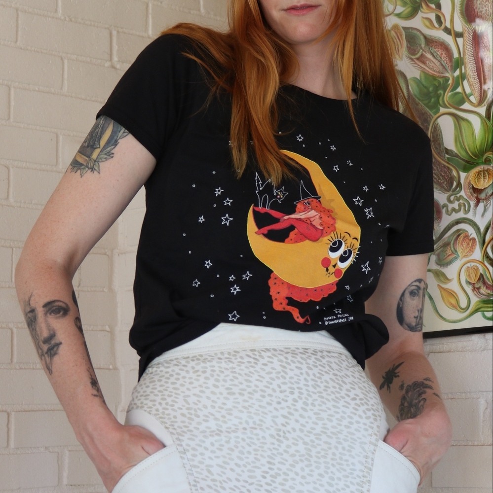 ThunderPuss Halloween Witch Tee